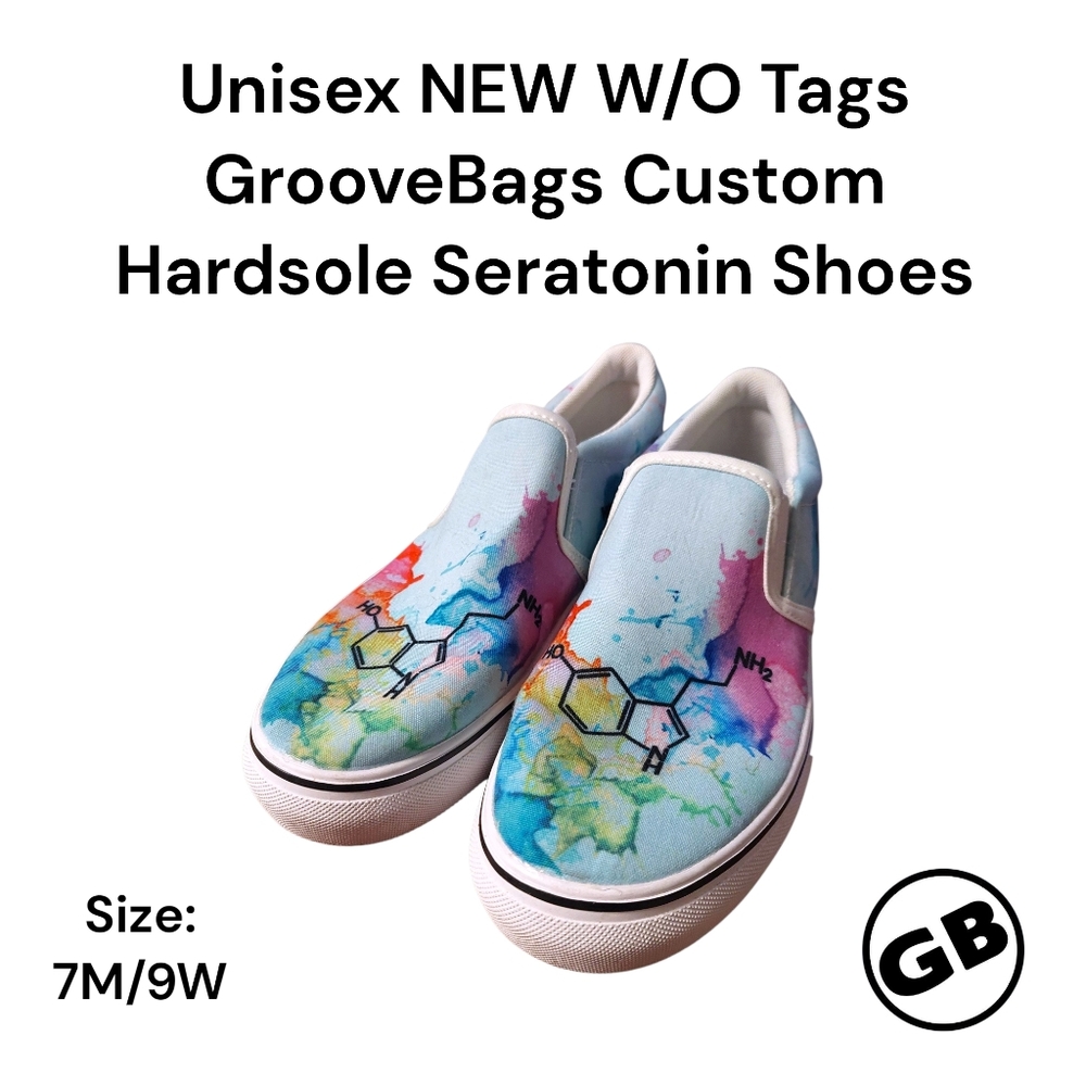 Unisex New W/O Tags GrooveBags Custom Hardsole Seratonin Shoes